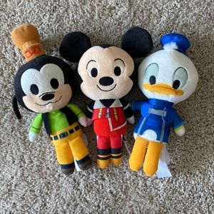 Kingdom Hearts Funko Plush set. Includes Mickey, Donald and Goofy